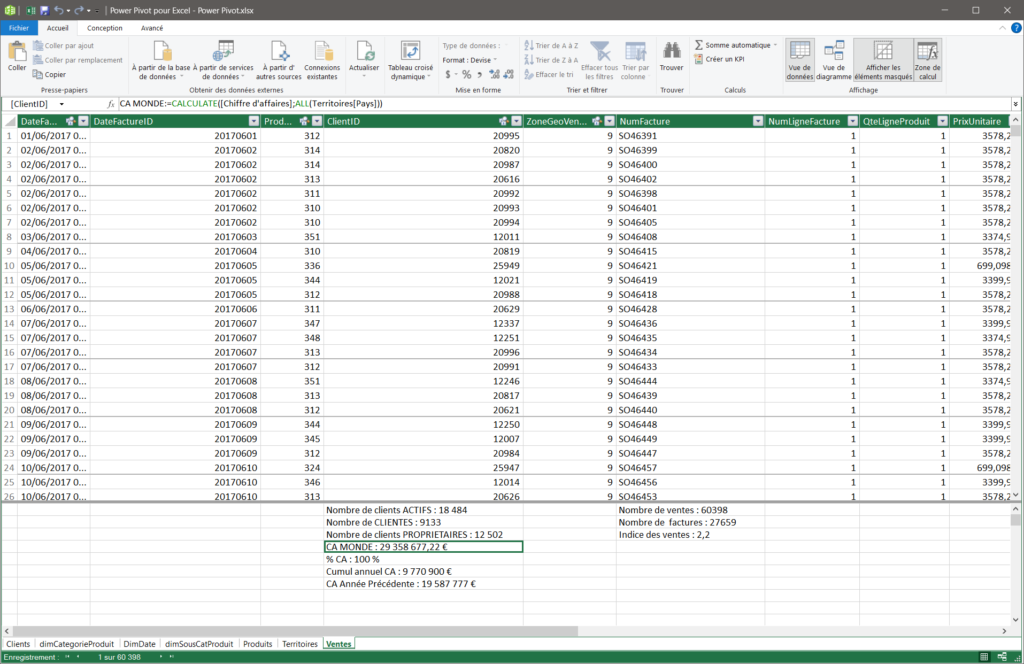 Formation Power Pivot pour Excel